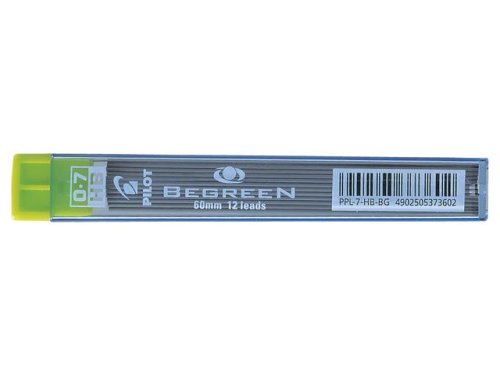 Reservstift Begreen 0,7mm HB 12stift/fp