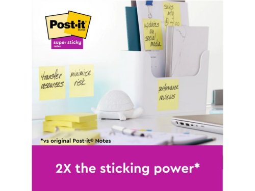 Notes POST-IT SS 76x76mm rec gul 18/fp