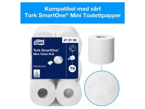 Dispenser TORK T9 SMARTONE Twin vit