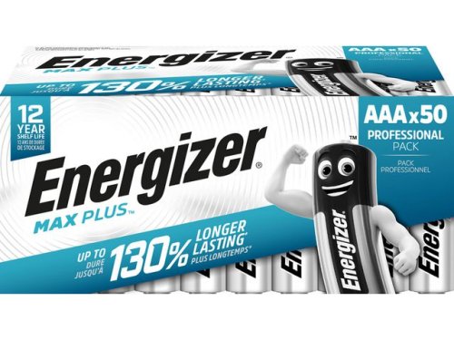 Batteri ENERGIZER Max Plus AAA 50/fp