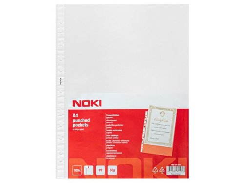 Plastficka NOKI A4 0,05 prglad100/fp