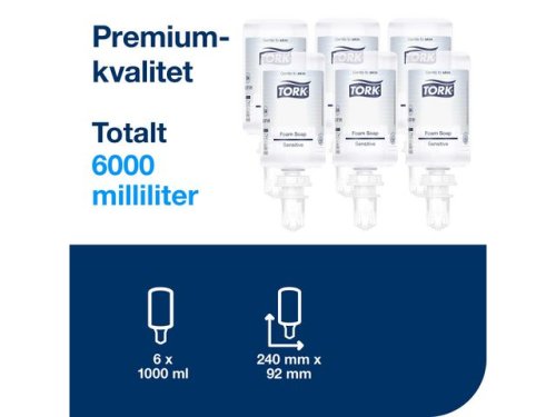 Skumtvl TORK Pre S4 Extra Mild 1L