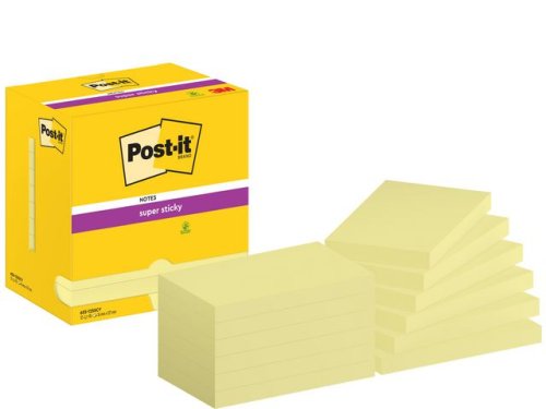 Notes POST-IT SS 76x127mm gul