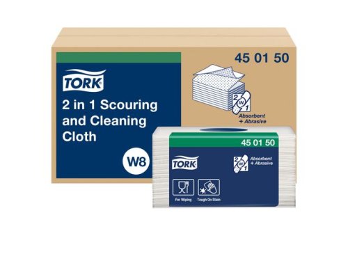 Rengringsduk TORK 2-i-1 W8 vit 45/fp