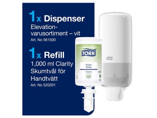 Dispenser TORK S4 Clarity starter pack