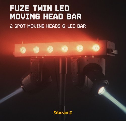 FUZE Twin LED movinghead ljusbar