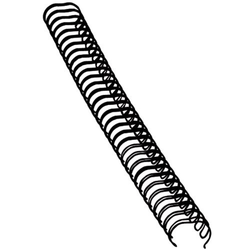 Metallspiral 100st 12mm Svart