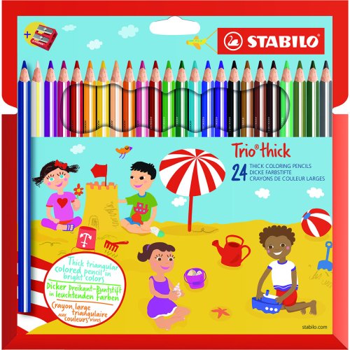 STABILO Trio Thick 24 Pack