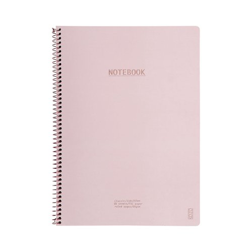 KOZO Anteckningsbok A4 Classic Dusty Pink