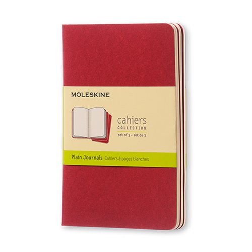 Cahier Journal Olinjerad Pocket Rd 3-Pack