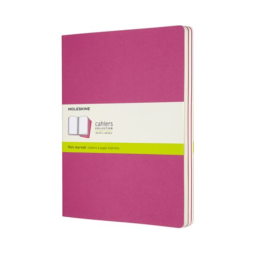 Cahier Journal Olinjerad XL Rosa 3-Pack