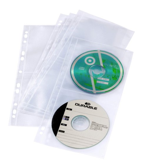 CD/DVD ficka  hlad fr 4 CD transparent