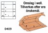 Welllda/omslag mttbes 2510x235x75mm, 4mm brun