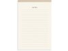 Anteckningsblock textil A5 beige