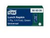 Servett TORK Lunch 1-lags m.grn 500/fp