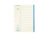 Pappregister JOPA A4 1-10 vit/bl