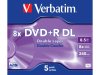 DVD+R VERBATIM 8,5GB Dual Layer 5/FP