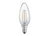 LED-lampa Kronljus E14 230V Klar 25W