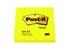 Notes POST-IT neon 76x76mm gul