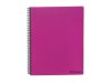 Kollegieblock BANTEX A4 PP pink