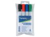 Whiteboardpenna LYRECO drywipe rund 4/fp