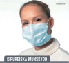 Medicinska munskydd 3-skikt, Typ IIR, 50st/fp