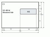 Kuvert C5 1-färgstryck Kuvert C5 1-färgstryck